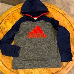 Adidas Boys Hooded Sweatshirt